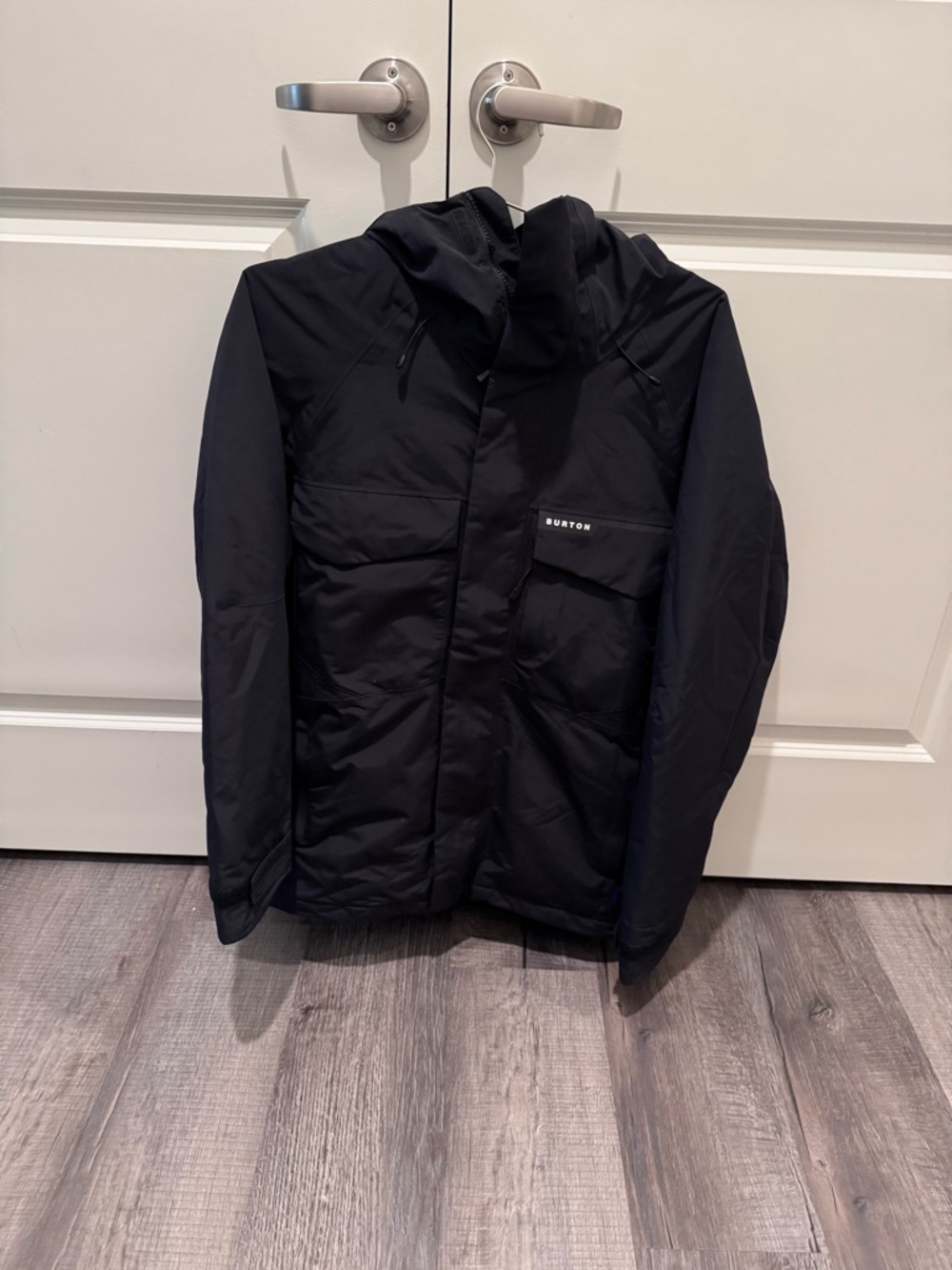 Burton Black Ski & Snowboard Insulated Hooded Jacket